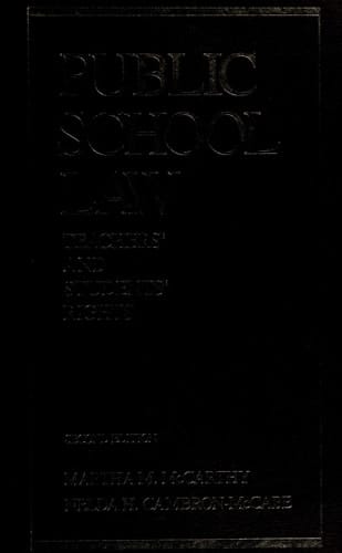 Public school law: Teachers' and students' rights