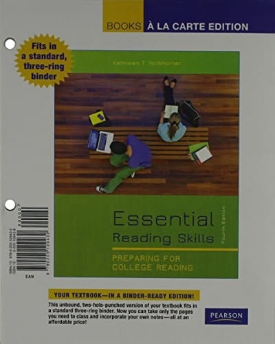 Essential Reading Skills, Books a la Carte Plus MyReadingLab with eText -- Access Card Package (4th Edition)