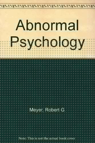 Abnormal Psychology