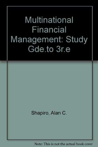 Multinational Financial Management: Study Gde.to 3r.e
