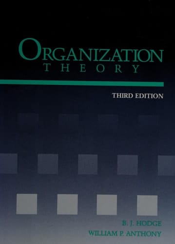 Organization theory.