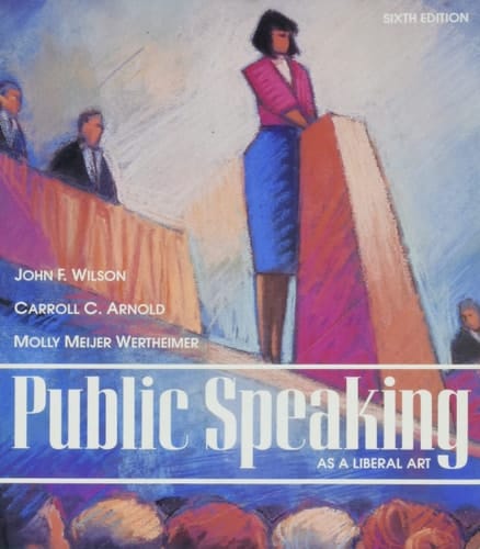 Public Speaking As a Liberal Art