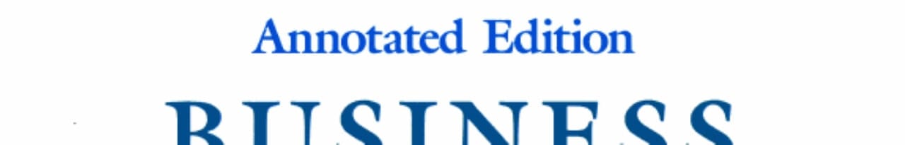 Business: Gaining the Competitive Edge- Instructor's Annotated Edition