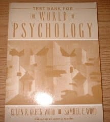 Test Bank for the World of Psychology