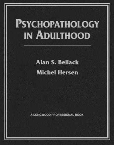 Psychopathology in Adulthood