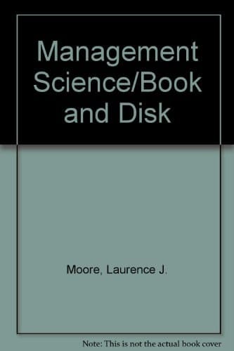 Management Science/Book and Disk