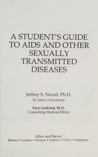 Students Guide to AIDS And Other Sexually Transmitted Diseases