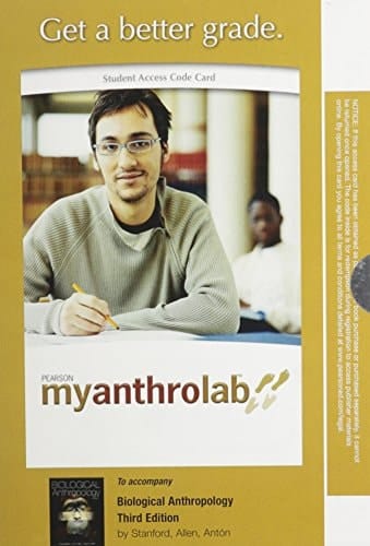 Biological Anthropology myanthrolab Passcode