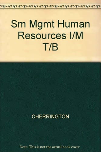 Sm Mgmt Human Resources I/M T/B