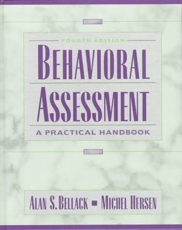 Behavioral Assessment: A Practical Handbook (4th Edition)