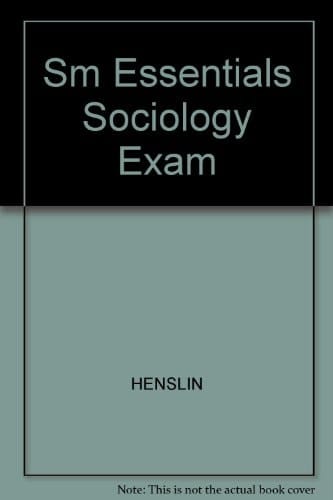 Sm Essentials Sociology Exam