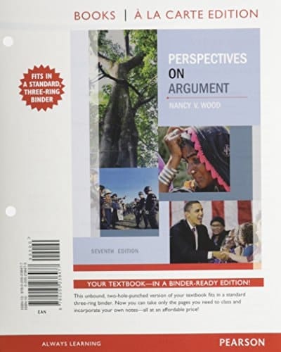Perspectives on Argument, Books a la Carte Edition (7th Edition)