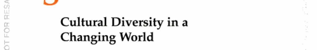 Sociology : Cultural Diversity in a Changing World, Examination Copy, 3rd edition
