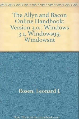 The Allyn and Bacon Online Handbook: Version 3.0 : Windows 3.1, Windows95, Windowsnt