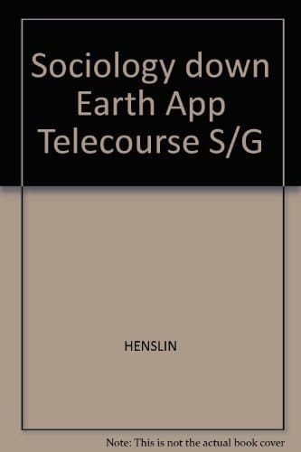 Sociology Down Earth App Telecourse S/G