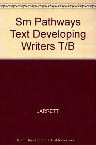 Sm Pathways Text Developing Writers T/B