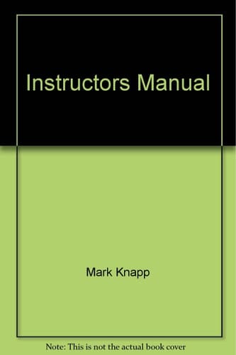 Instructors Manual