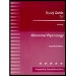 Abnormal Psychology
