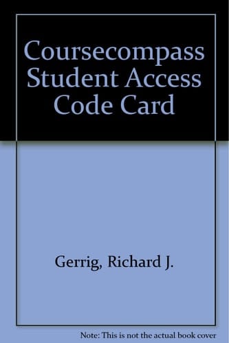 Coursecompass Student Access Code Card