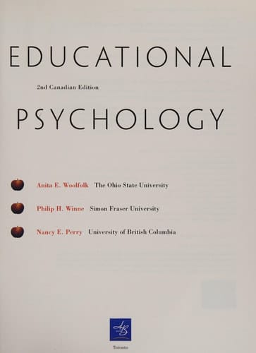 Educational Psychology, Second Canadian Edition with Media Companion CD-ROM
