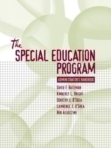 Special Education Program Administrator's Handbook