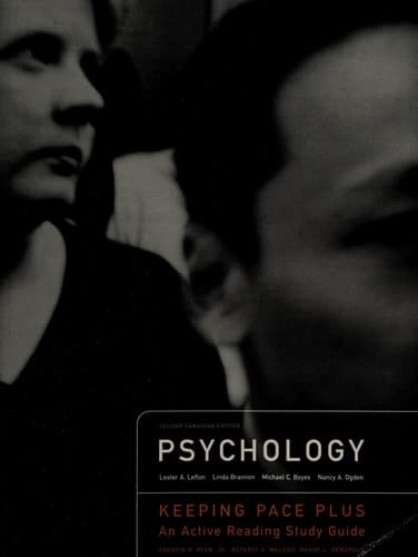 Psychology, second Canadian edition: Keeping pace plus : an active reading study guide