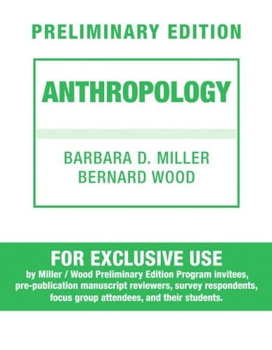 Anthropology, Preliminary Edition