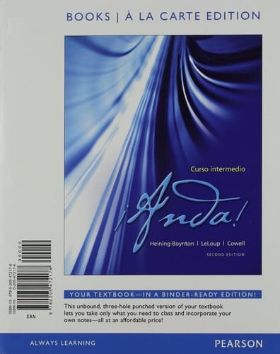 Anda! Curso intermedio, Books a la Carte Edition (2nd Edition)