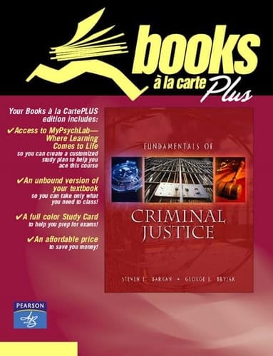 Fundamentals of Criminal Justice: Books a la Carte