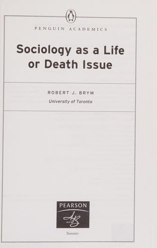 Sociology as a Life or Death Issue