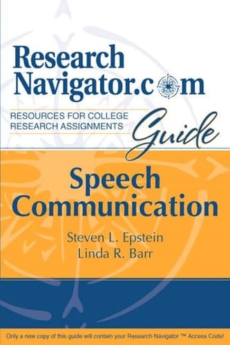 ResearchNavigator.com Guide: Speech Communication (Valuepack item only)