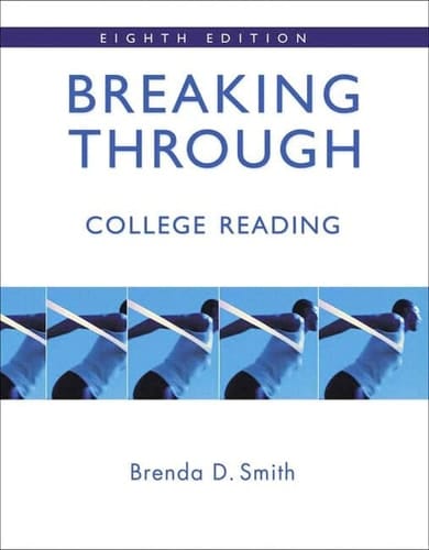 Breaking Through: College Reading (Smith Developmental Reading)