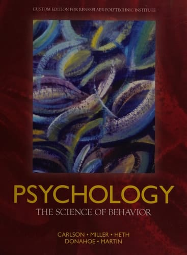 Psychology: The Science of Behavior (7th Edition)