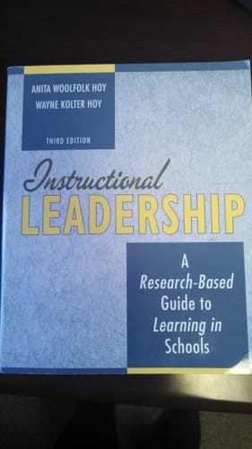 Instructional Leadership: A Research-Based Guide to Learning in Schools