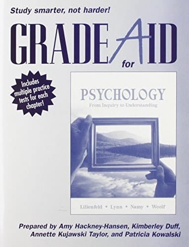 Grade Aid Student Workbook with Practice Tests for Psychology: From Inquiry to Understanding