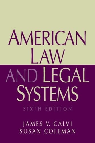 American Law and Legal Systems + Mysearchlab