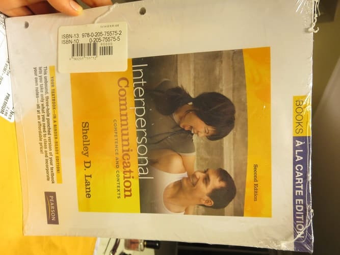 Interpersonal Communication: Competence and Contexts