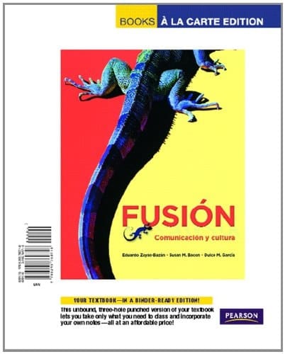 Fusin: Comunicacion Y Cultura, Books a La Carte Edition