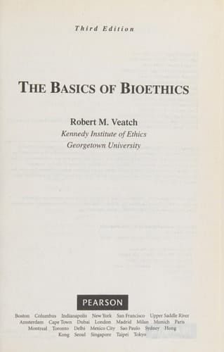 The Basics of Bioethics