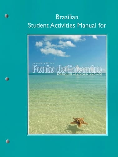Brazilian Student Activities Manual for Ponto de Encontro: Portuguese as a World Language (Pearson Custom Library: Portuguese)