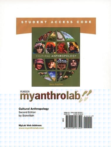 Cultural Anthropology Myanthrolab Student Access Code Card