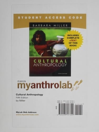 MyAnthroLab with Pearson eText Student Access Code Card for Cultural Anthropology (standalone) (5th Edition)
