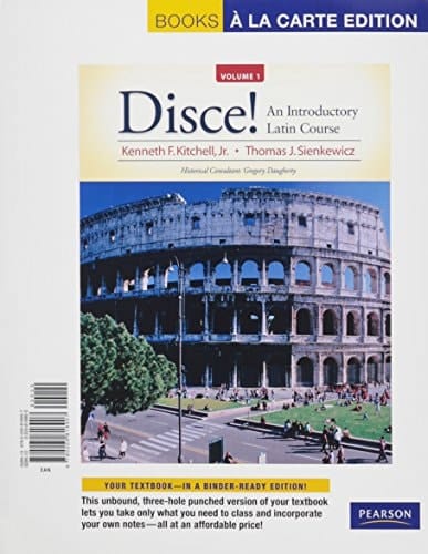 Disce! An Introductory Latin Course, Volume I, Books a la Carte Edition