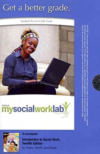 MySocialWorkLab without Pearson eText -- Standalone Access Card -- for Introduction to Social Work (12th Edition)