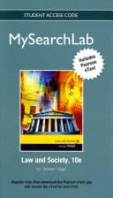 MySearchLab with Pearson eText -- Standalone Access Card -- for Law and Society (10th Edition)