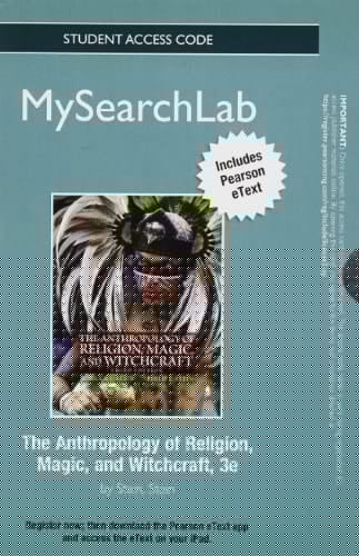 MySearchLab with Pearson eText -- Standalone Access Card -- for Anthropology of Religion, Magic, and Witchcraft (3rd Edition)