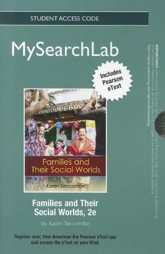 MySearchLab with Pearson eText -- Standalone Access Code Card -- for Families and Their Social Worlds (2nd Edition)