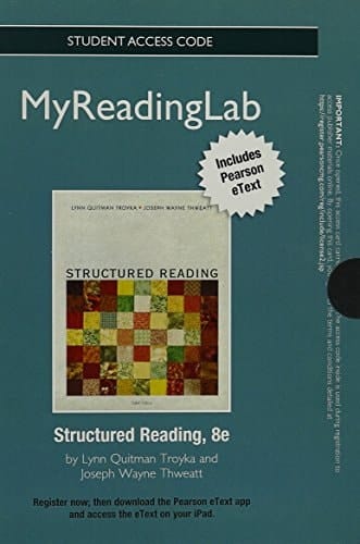 NEW MyLab Reading with Pearson eText -- Standalone Access Card -- for Structured Reading (8th Edition)
