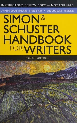 Simon & Schuster Handbook for Writers (10th Edition)