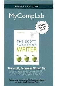 The Scott, Foresman Writer MyCompLab with Pearson eText Passcode